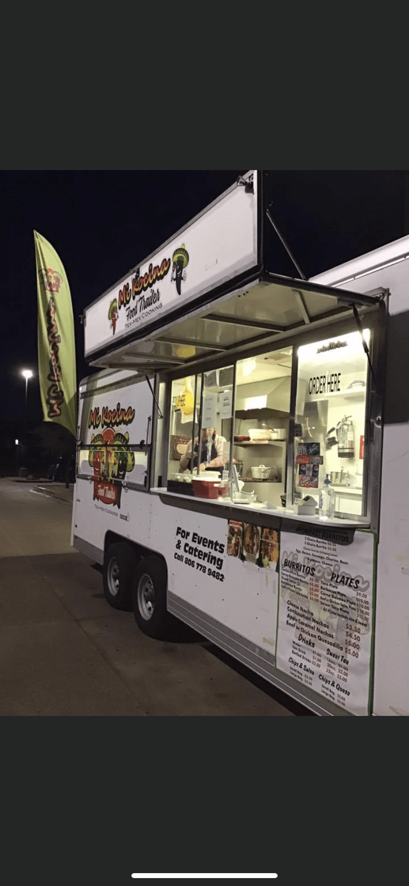 Mi Kocina Food Trailer Tex Mex Food Truck Lubbock Texas